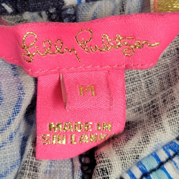 Lilly Pulitzer Taron Mid Rise Linen Pant Size Medium. - Picture 6 of 13